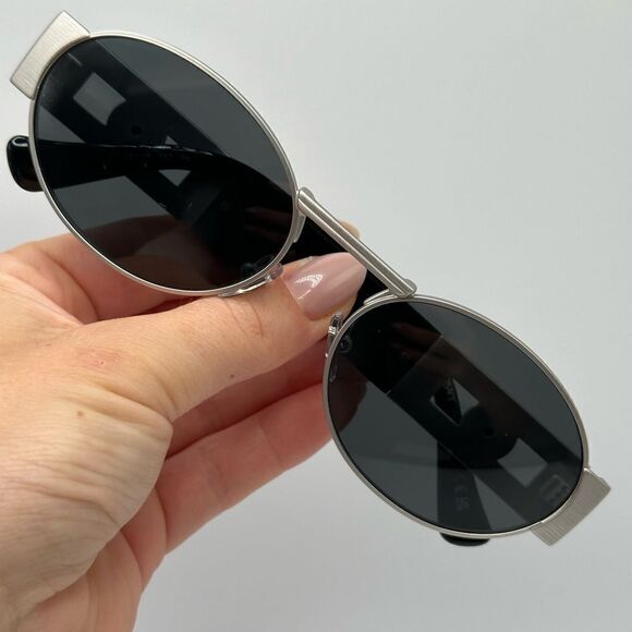 VERSACE Sunglasses VE2264 151387 Silver Dark Grey Unisex NEW main image 11